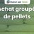 Achat groupé de Pellets